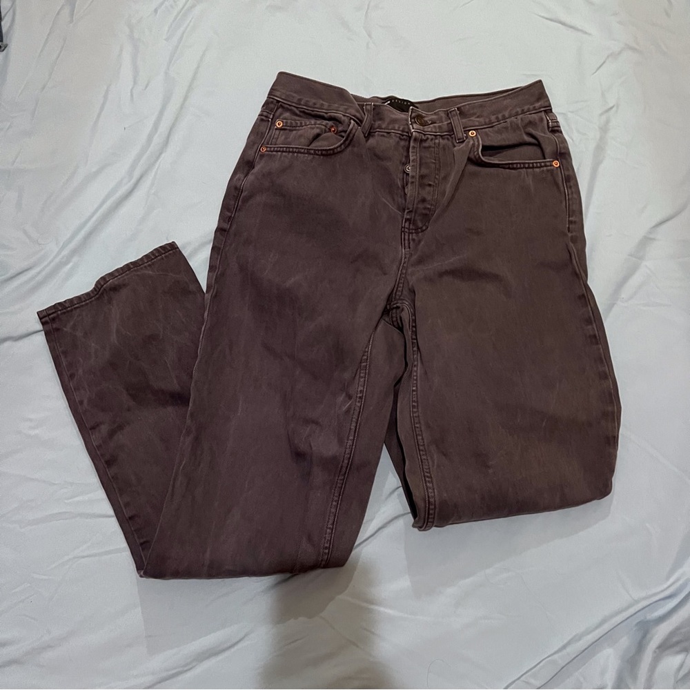 Dark purple jeans